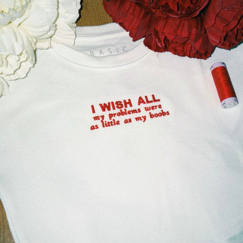 Custom Text Embroidery